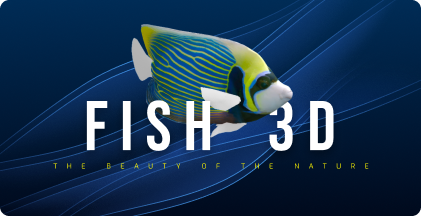 Fish 3D Landpage